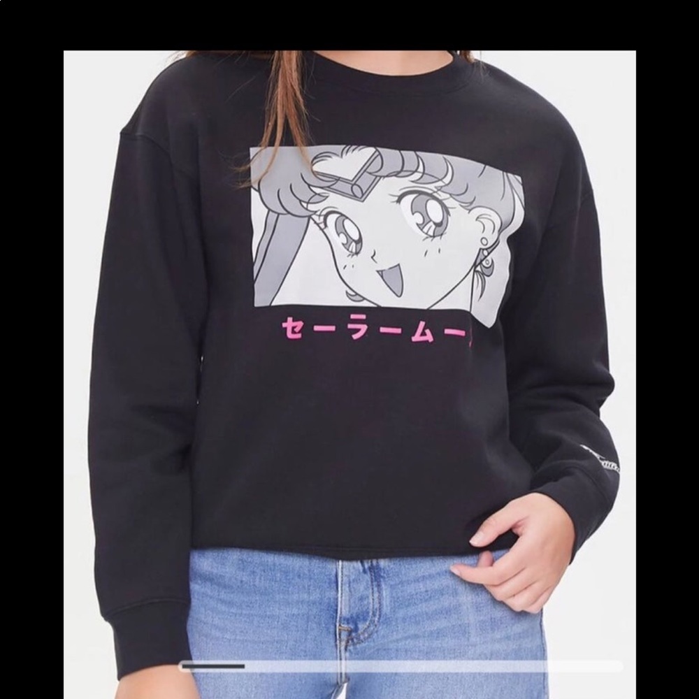 Pretty Guardian Sailor Moon Womens Sweatshirt Size S